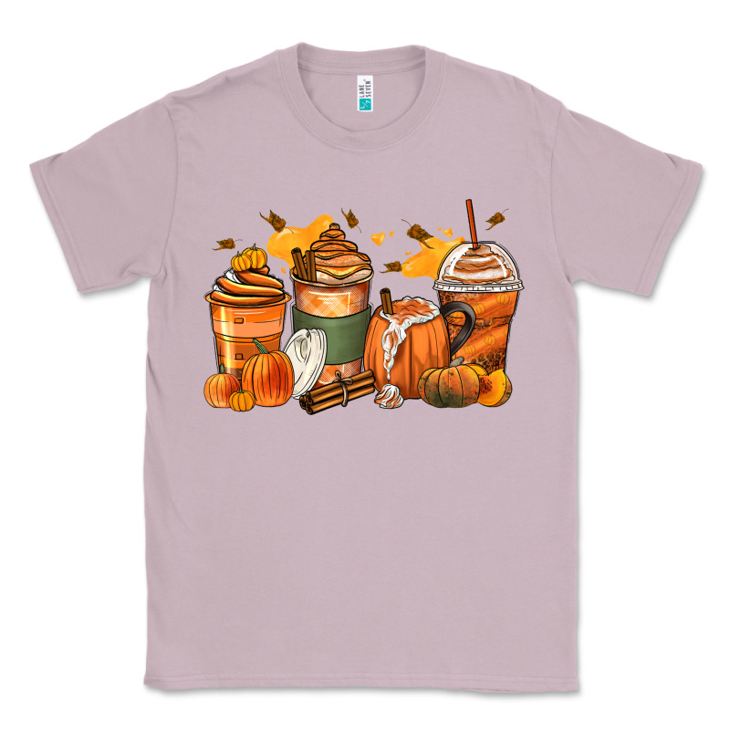 Pumpkin Spice Latte Coffee Cups Classic Tee by Zillion Design Studio | Teevron