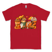 Red pumpkin spice latte coffee cups Classic Tee - Zillion Design Studio