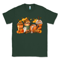 Sports Green pumpkin spice latte coffee cups Classic Tee - Zillion Design Studio