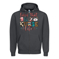 Smoke livin' that nurse life Zipper Hoodie - FaDigitalArtStudio