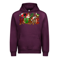 Mauve Wine christmas  nurse Urban Hoodie - MaliasSmallBusiness