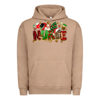 Pigment Burro christmas  nurse Urban Hoodie - MaliasSmallBusiness