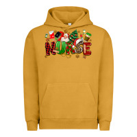Pigment Peanut Butter christmas  nurse Urban Hoodie - MaliasSmallBusiness