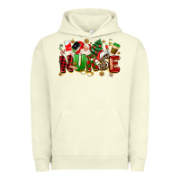 Pigment Pistachio christmas  nurse Urban Hoodie - MaliasSmallBusiness