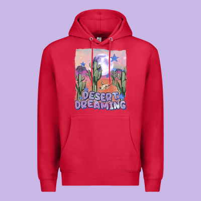 Desert Dreaming Premium Hoodie Designed By Maliassmallbusiness
