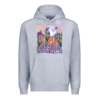 Heather Grey desert dreaming Premium Hoodie - MaliasSmallBusiness