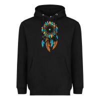Black dreamer catcher sunflower Heavyweight Hoodie - JahusDesignShop
