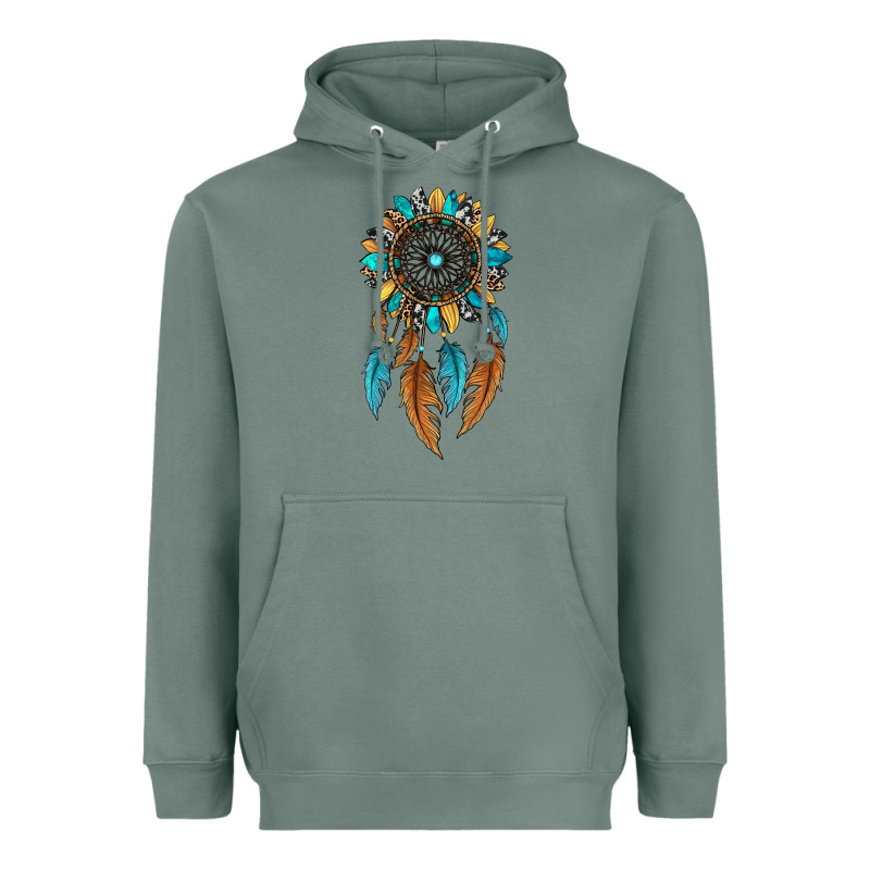 Dreamer Catcher Sunflower Heavyweight Hoodie by JahusDesignShop | Teevron