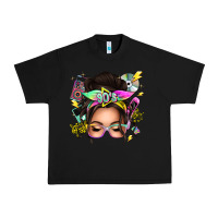 Black 90s messy bun Urban Heavy Tee - texasbilliewilder