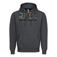 Smoke auntie  like a mom, only cooler Zipper Hoodie - CowhideDigitalArt