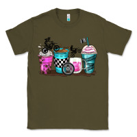 Army Green motocross coffee cups Classic Tee - Zillion Design Studio