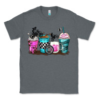 Charcoal Heather motocross coffee cups Classic Tee - Zillion Design Studio