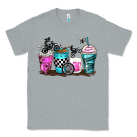 Heather Grey motocross coffee cups Classic Tee - Zillion Design Studio