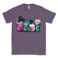 Lavender motocross coffee cups Classic Tee - Zillion Design Studio