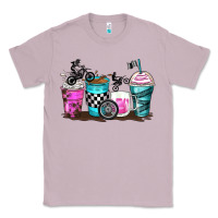 Lilac motocross coffee cups Classic Tee - Zillion Design Studio
