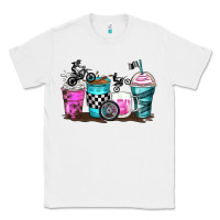 White motocross coffee cups Classic Tee - Zillion Design Studio
