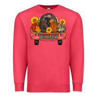 Cardinal thankful turkey truck Premium Sweatshirt - AdoDesignShop