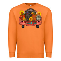 Carrot thankful turkey truck Premium Sweatshirt - AdoDesignShop