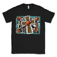 Black football cross aztec leopard background Classic Tee - RanaPortraitStore