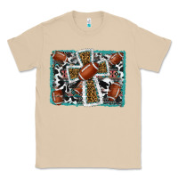 Mushroom football cross aztec leopard background Classic Tee - RanaPortraitStore