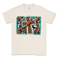 Natural football cross aztec leopard background Classic Tee - RanaPortraitStore