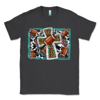 Smoke football cross aztec leopard background Classic Tee - RanaPortraitStore