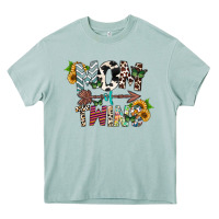Arona mom of twins Heavy Core Tee - CowhideDigitalArt