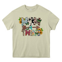 Mossy mom of twins Heavy Core Tee - CowhideDigitalArt
