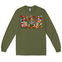 Army Green Mexican Gnomes Long Sleeve Tee - texasbilliewilder