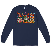 Navy Mexican Gnomes Long Sleeve Tee - texasbilliewilder