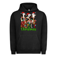 Pigment Black christmas three cows mooey christmas Urban Hoodie - MaliasSmallBusiness