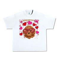 White valentine's day toy poodle Urban Heavy Tee - RanaPortraitStore