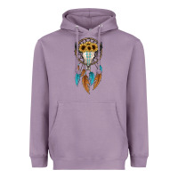 Lavender dreamer catcher bull skull Heavyweight Hoodie - JahusDesignShop