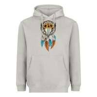 Moon Dust dreamer catcher bull skull Heavyweight Hoodie - JahusDesignShop