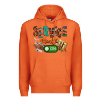 Carrot service mode on woman version Premium Hoodie - NancyCooperArtShop