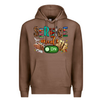 Chestnut service mode on woman version Premium Hoodie - NancyCooperArtShop