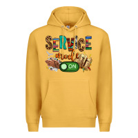 Mustard service mode on woman version Premium Hoodie - NancyCooperArtShop