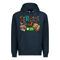 Navy service mode on woman version Premium Hoodie - NancyCooperArtShop