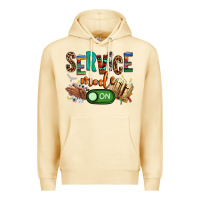 Pina Colada service mode on woman version Premium Hoodie - NancyCooperArtShop