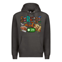 Smoke service mode on woman version Premium Hoodie - NancyCooperArtShop