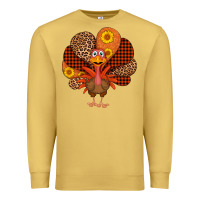 Antique Gold thanksgiving turkey Premium Sweatshirt - AdoDesignShop