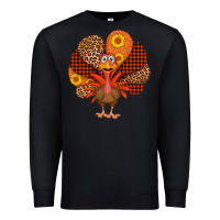 Black thanksgiving turkey Premium Sweatshirt - AdoDesignShop
