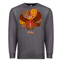 Charcoal Heather thanksgiving turkey Premium Sweatshirt - AdoDesignShop