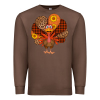 Chestnut thanksgiving turkey Premium Sweatshirt - AdoDesignShop