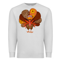 Dove Grey thanksgiving turkey Premium Sweatshirt - AdoDesignShop