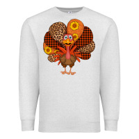 Oatmeal Heather thanksgiving turkey Premium Sweatshirt - AdoDesignShop