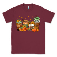 Burgundy fall coffee cups Classic Tee - Zillion Design Studio