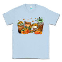 Dusty Blue fall coffee cups Classic Tee - Zillion Design Studio