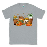 Heather Grey fall coffee cups Classic Tee - Zillion Design Studio