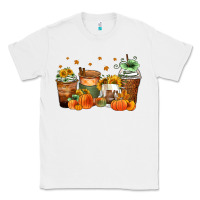 White fall coffee cups Classic Tee - Zillion Design Studio